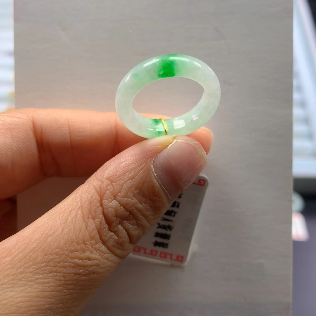 翡翠未镶嵌戒指10/11号