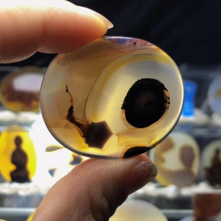 合金玛瑙/玉髓珠宝奇石23