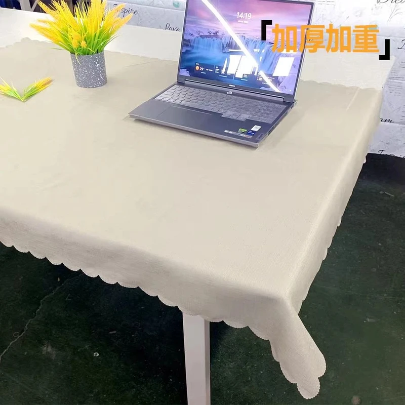 桌布防油防烫加厚素色桌布纯色桌垫