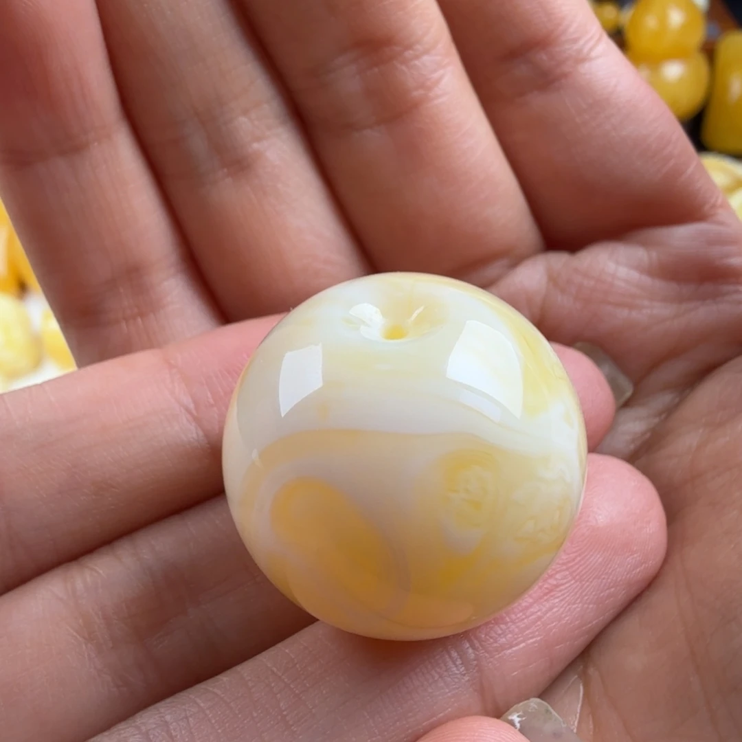 琥珀未镶嵌颈饰纯天然琥珀蜜蜡无优化