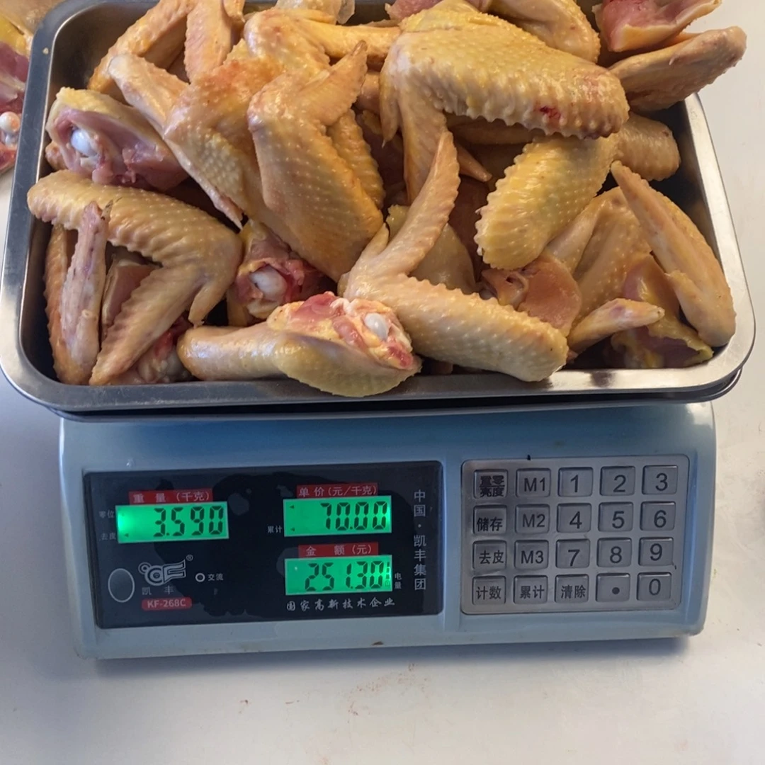 30天中国大陆包装鸡翅