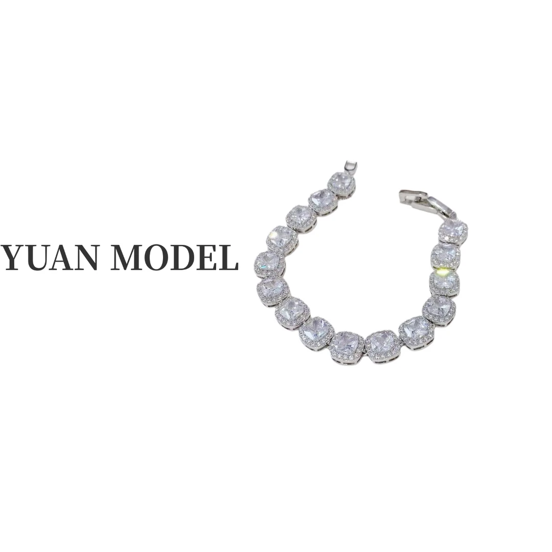 非金属莫桑石手链 【YUAN MODEL】春季同款原创设计手链女装 032839