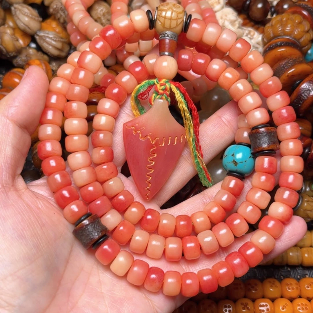 【闪购商品】驼骨手串/手链驼骨原色9×6×108颗女款