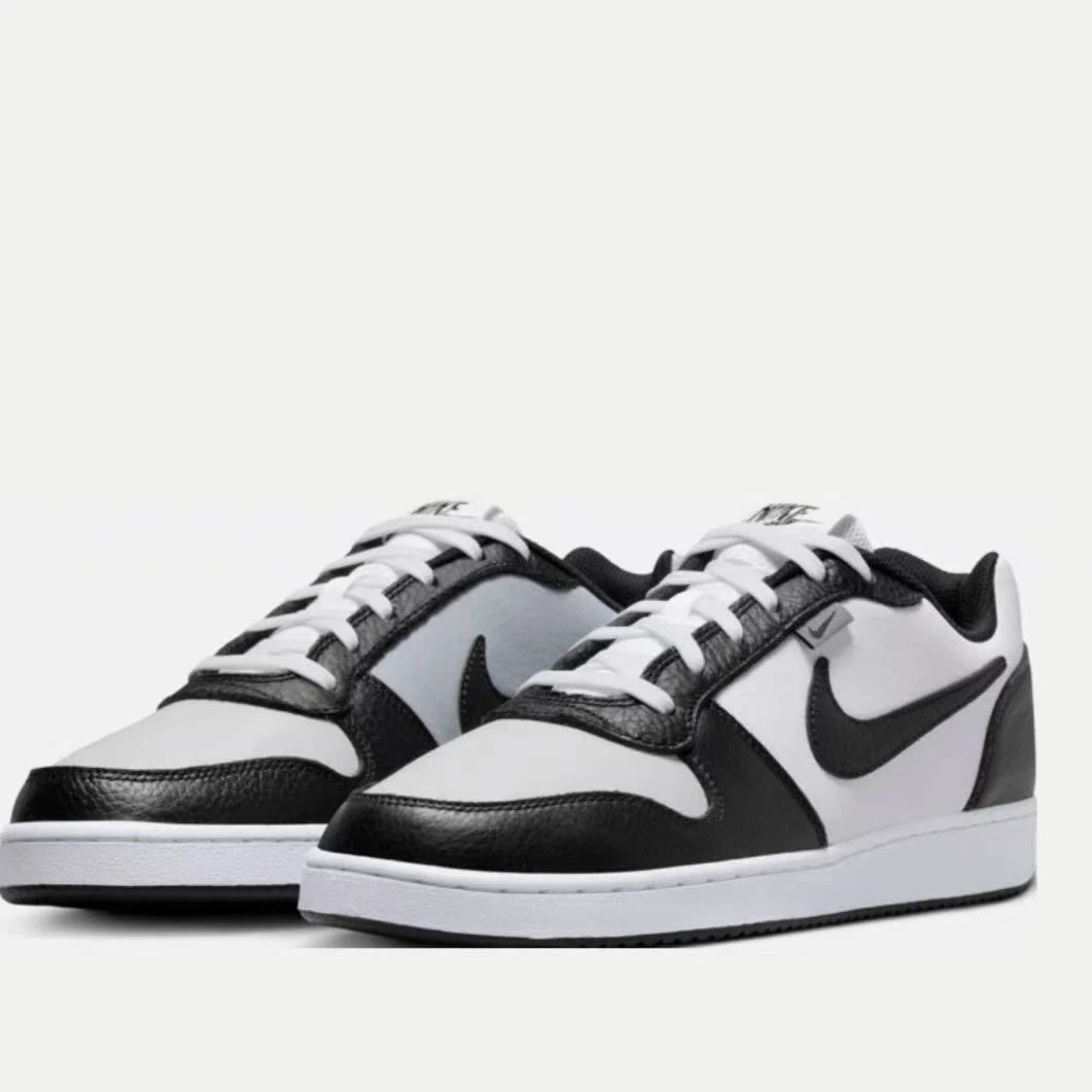 NIKE/耐克男款EBERNON LOW PREM黑白配色复古休闲板鞋-AQ1774-102