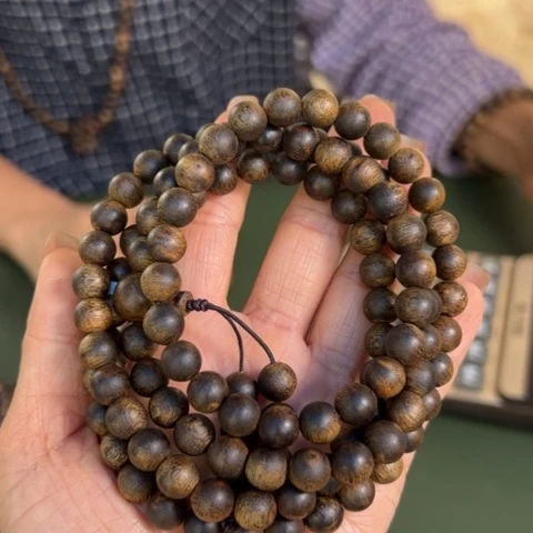 沉香手串红土乌身29克卡0.8多样性发1条