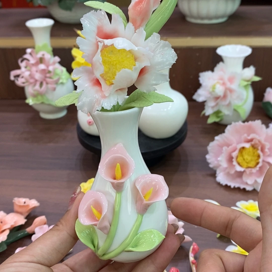 瓷片陶瓷工艺品摆件