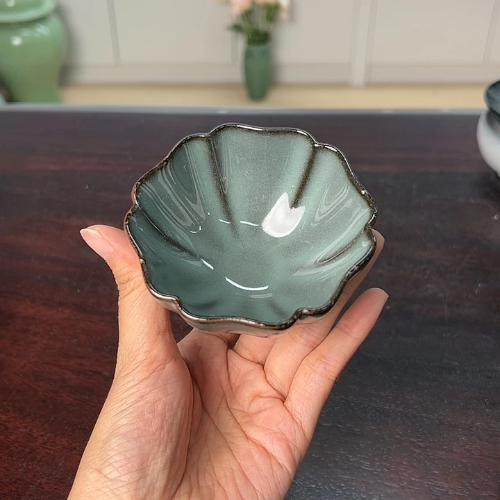 龙泉云间青瓷小米茶器