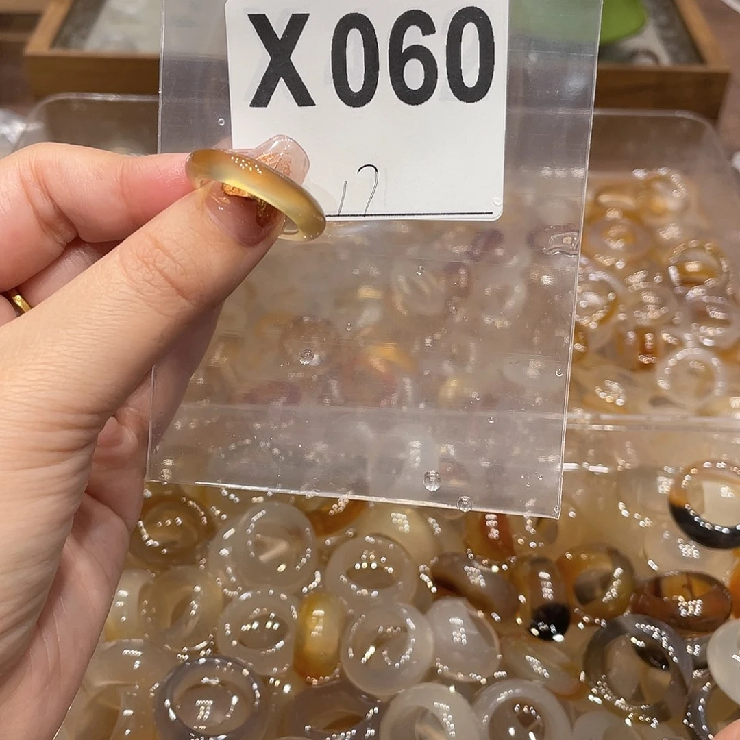 玛瑙/玉髓未镶嵌戒指060