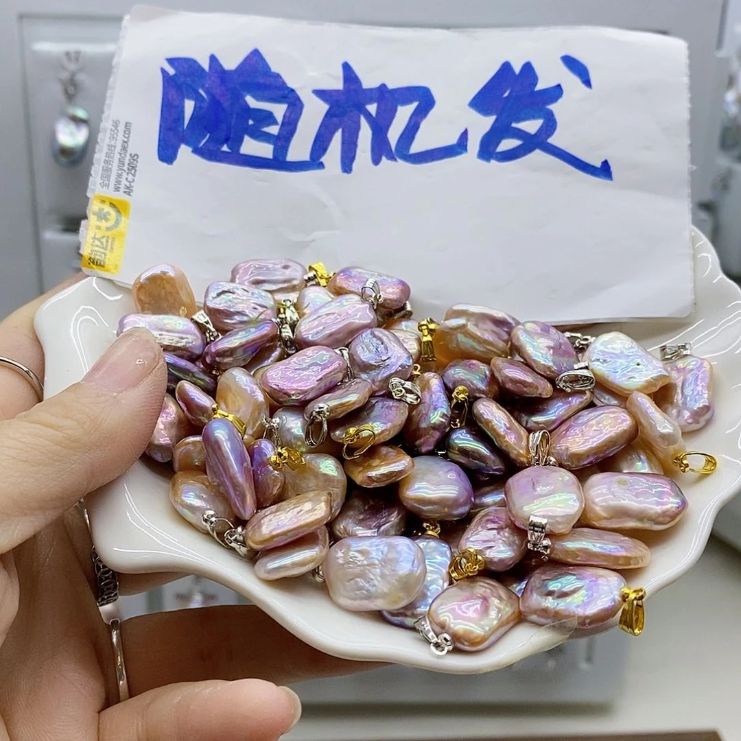 颈饰合金淡水珍珠