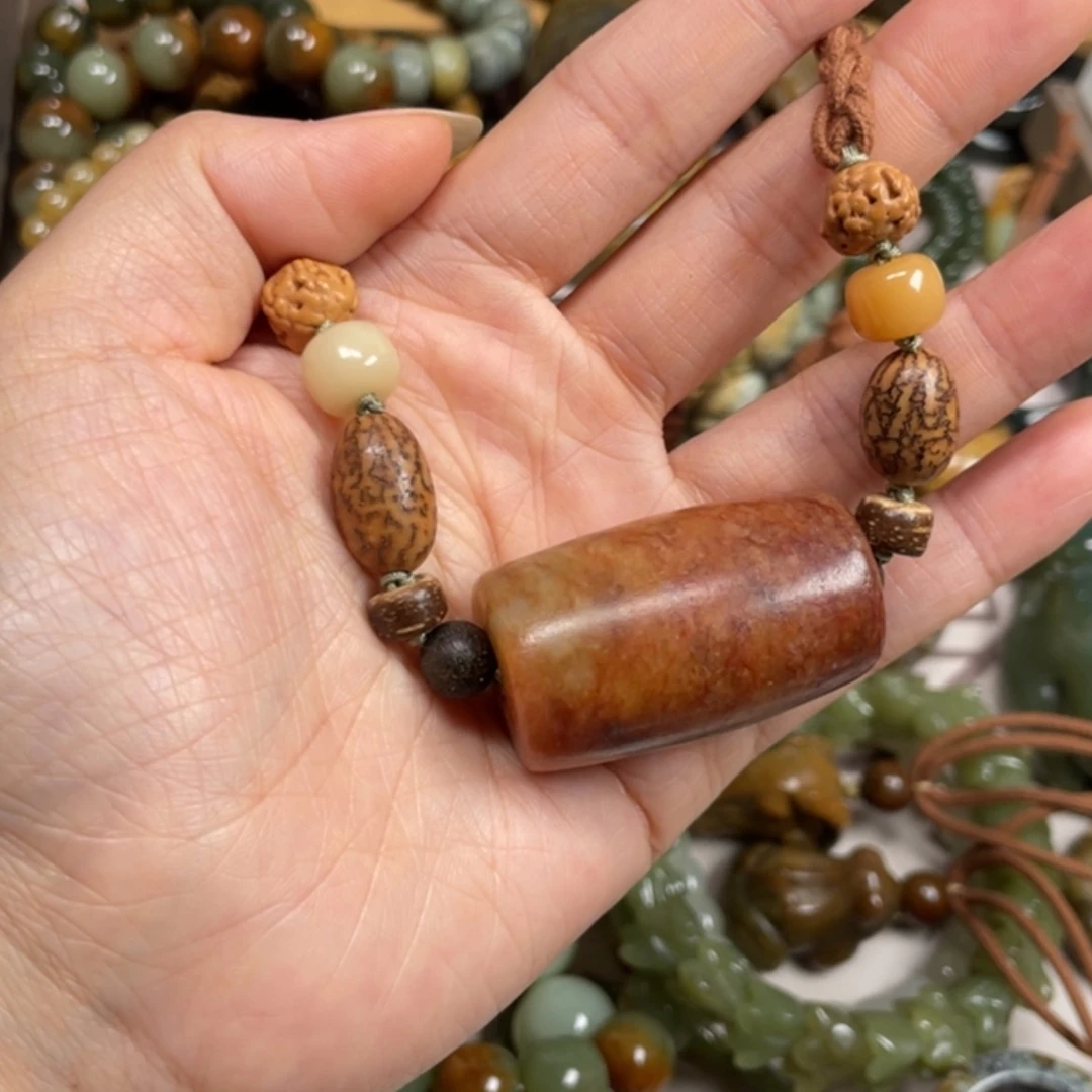 【闪购商品】岫岩河磨玉（透闪石质玉）未镶嵌挂件