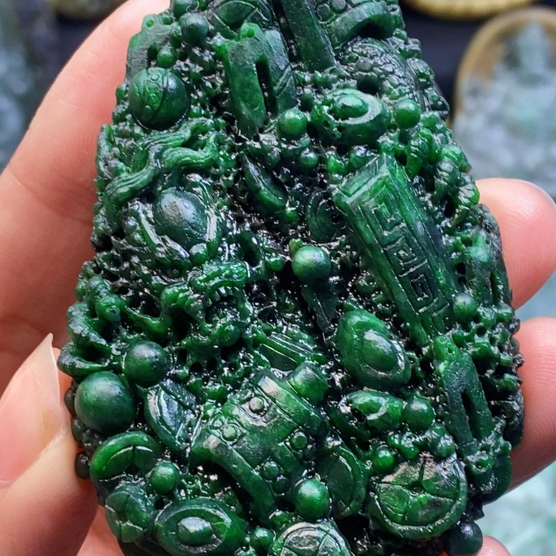 一***秋定制翡翠未镶嵌毛坯货定制加工