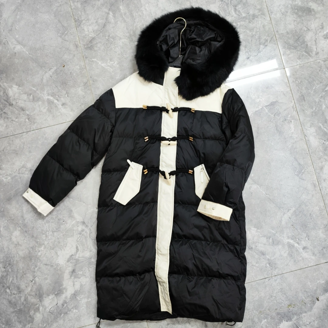 2024年新款真狐狸毛羽绒服真毛外套显瘦气质长款外套气质款女保暖