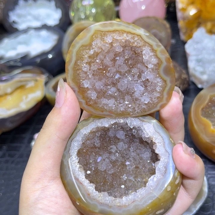 未镶嵌发饰水晶白晶盆