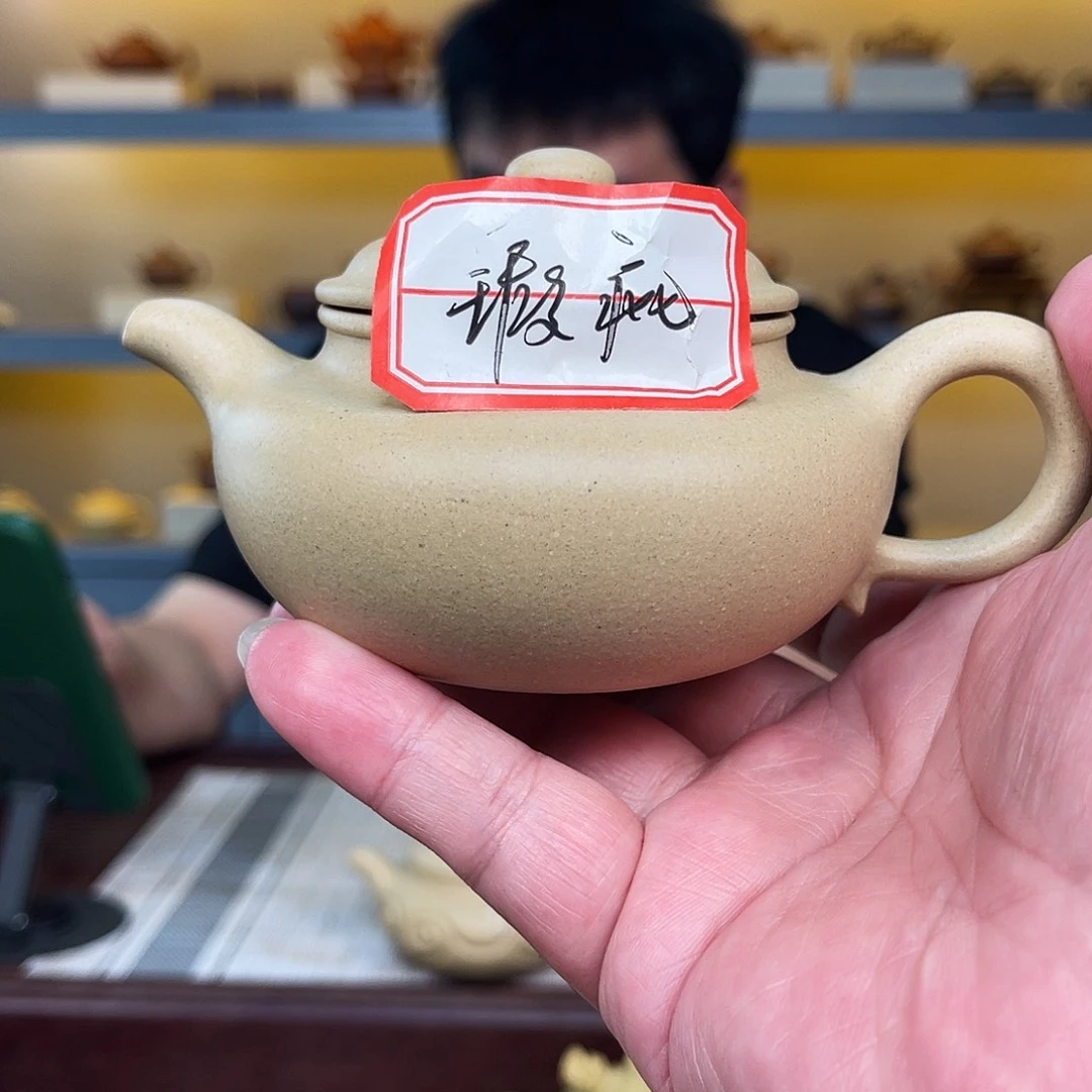 茶壶紫砂本绿仿古瑕疵梅