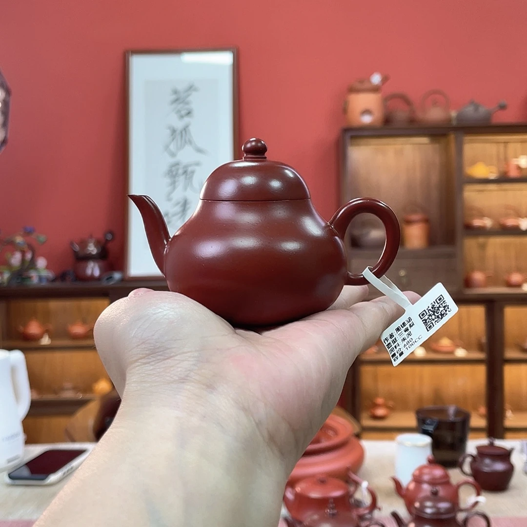 紫砂茶壶潮州全手工手拉壶