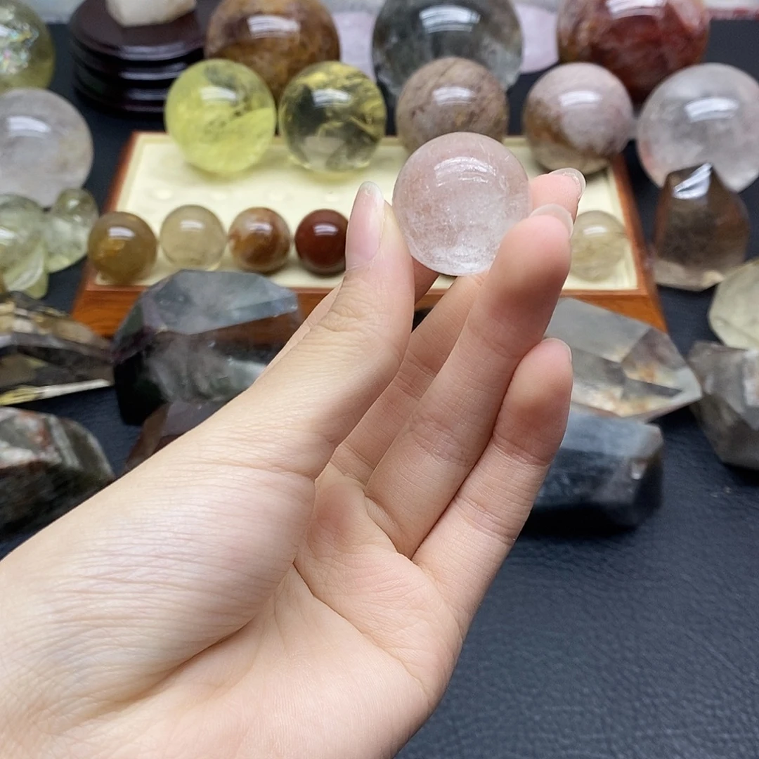 未镶嵌水晶珠宝半成品256水晶石