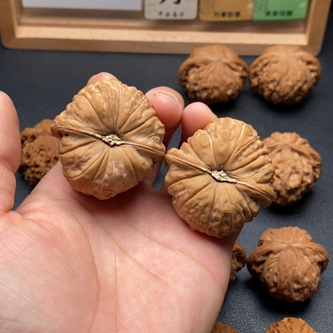 文玩核桃把件45南瓜敦