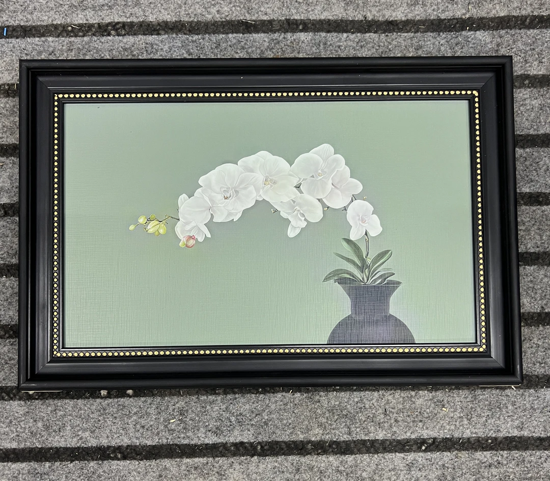 z10法式中古风客厅装饰画高级感沙发背景墙挂画复古花卉餐厅壁