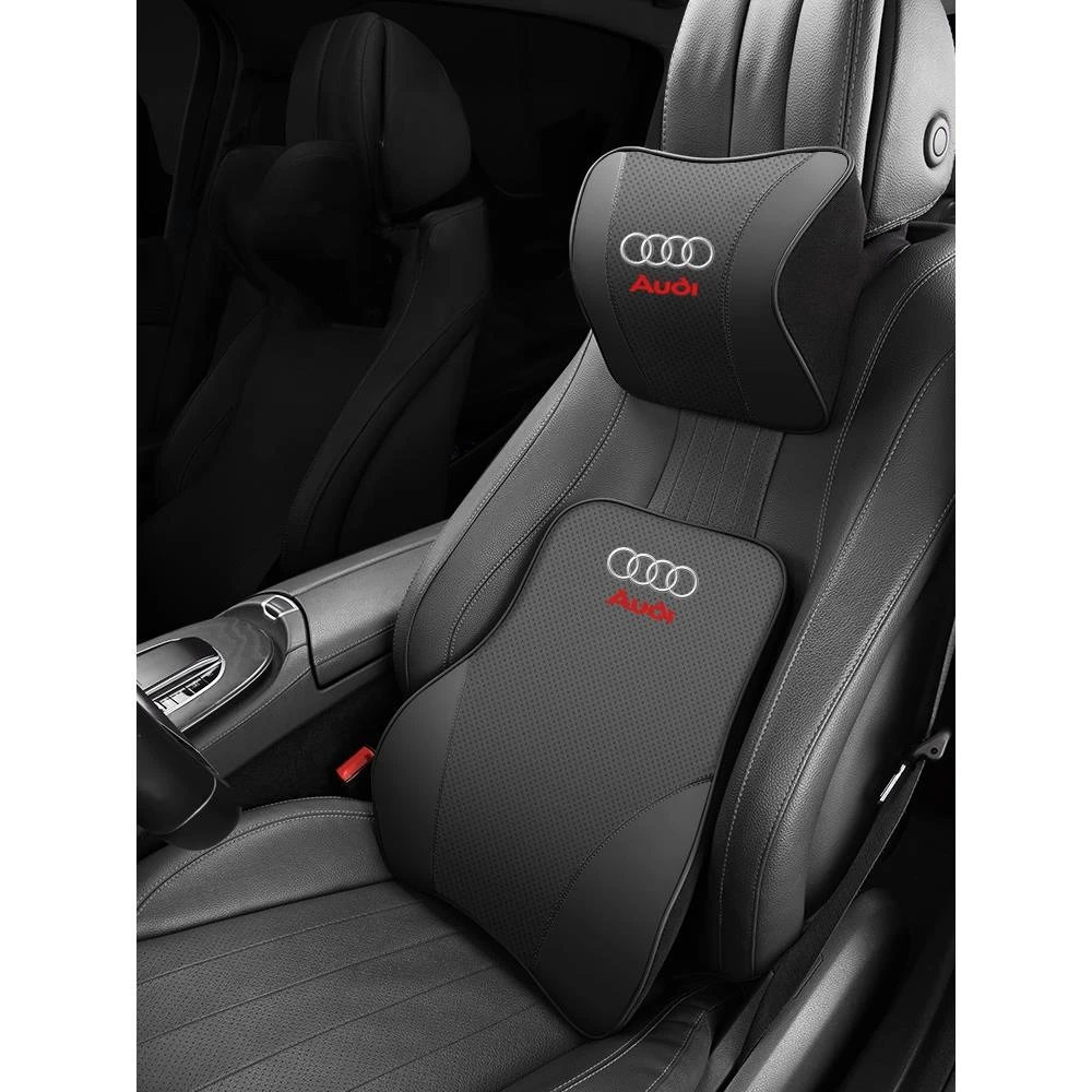 奥迪A4L/A6L/A7/A8L/Q3/Q5L/Q7A3专用超软汽车头枕护颈枕腰靠高配
