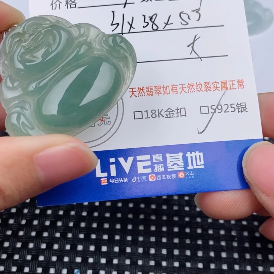 翡翠银S925镶嵌颈饰