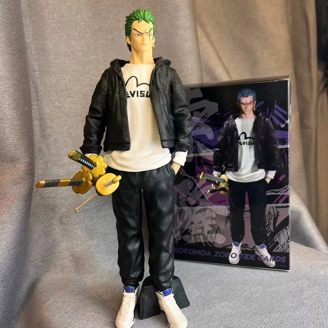 海贼王三刀流索隆站姿高约28厘米休闲生日礼物手办摆件潮玩