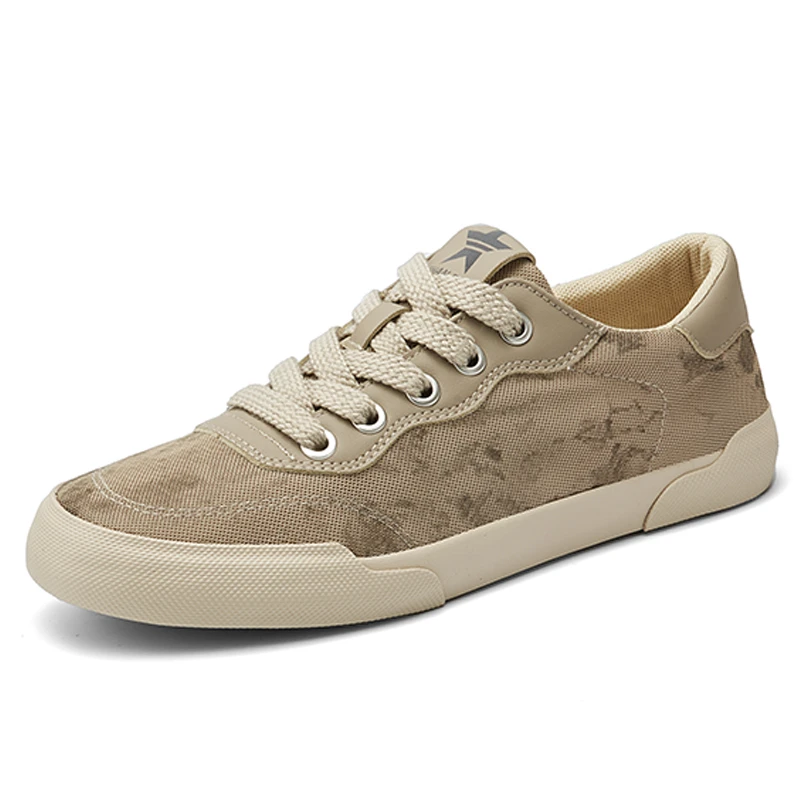 25151 低帮百搭小白鞋男士休闲板鞋潮流春季新款男鞋时尚透气布鞋