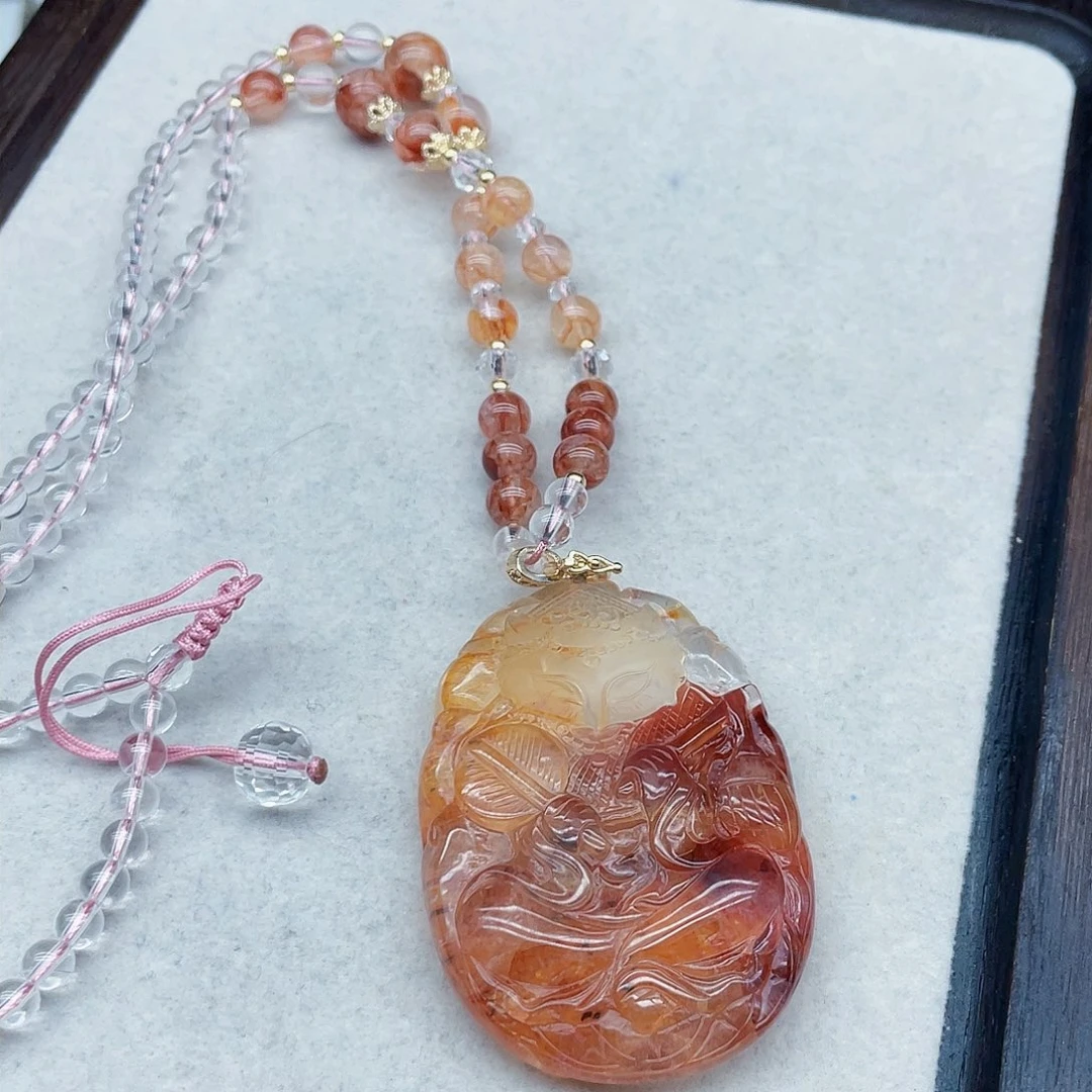 水晶吊坠(不含链)未镶嵌晨*