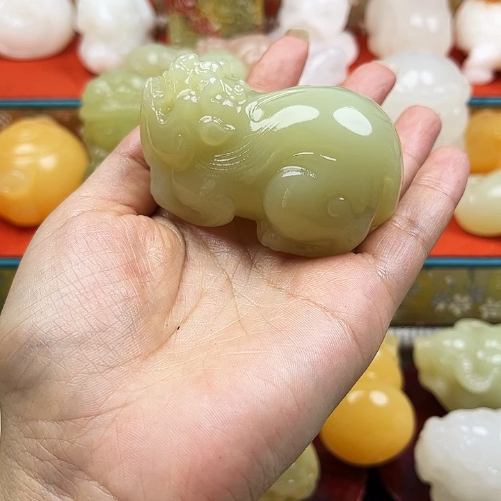 冷***歌石材貔貅手把材料