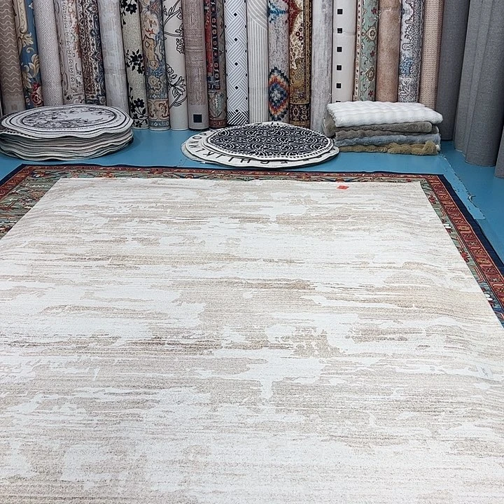 混纺242×345误差±1-3cm精编细砂仿羊绒棉布底微瑕