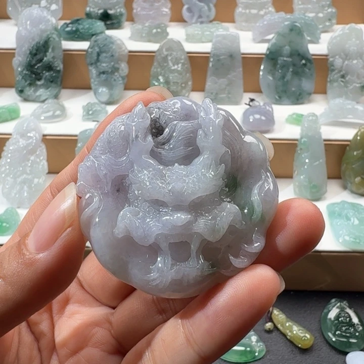 翡翠未镶嵌项链翡翠