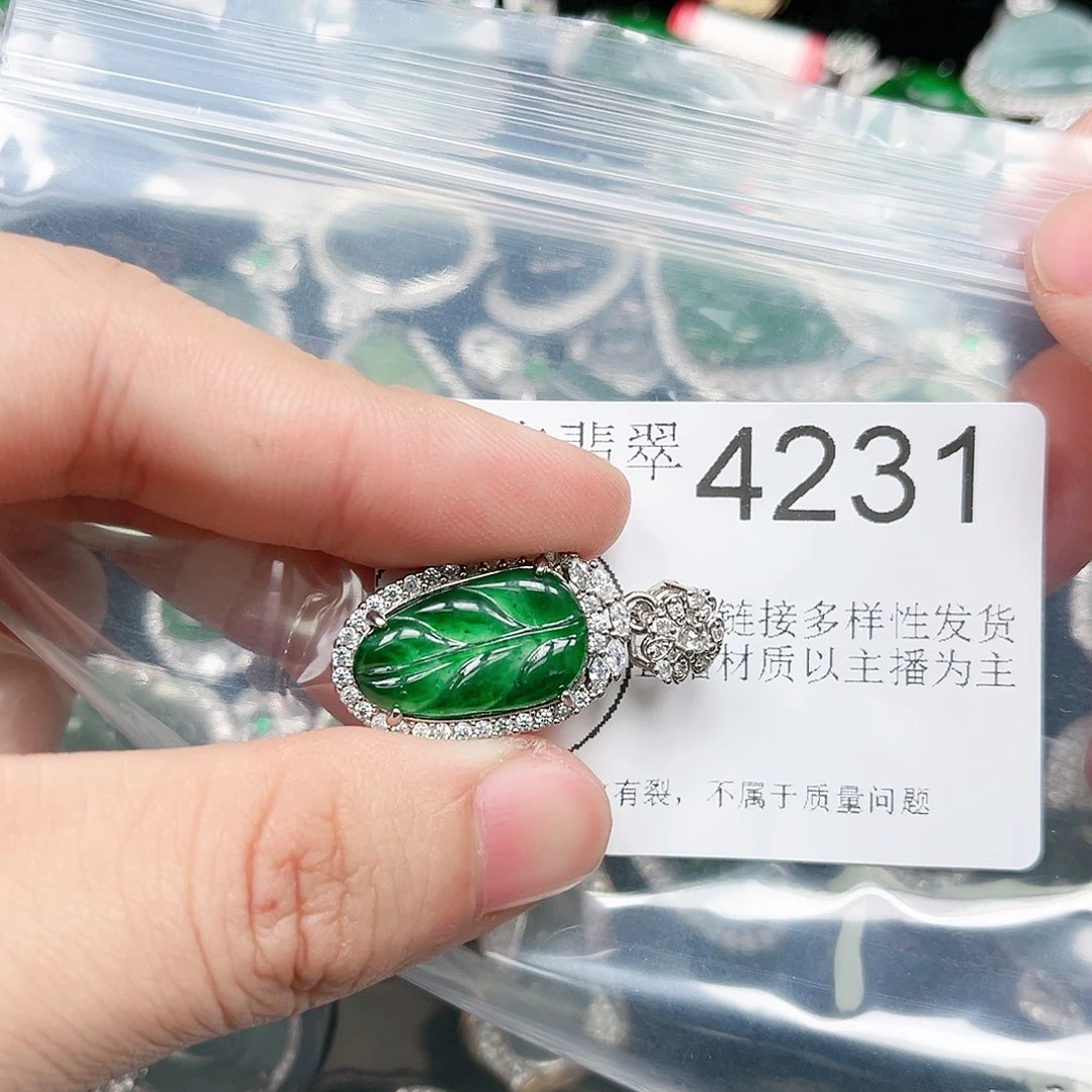 翡翠颈饰未镶嵌翡翠4231