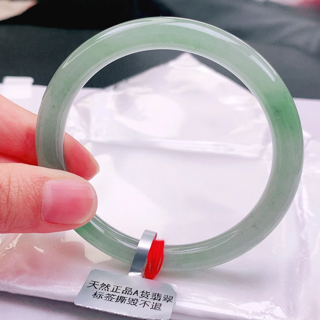 翡翠未镶嵌手镯缅甸天然a货翡翠手镯