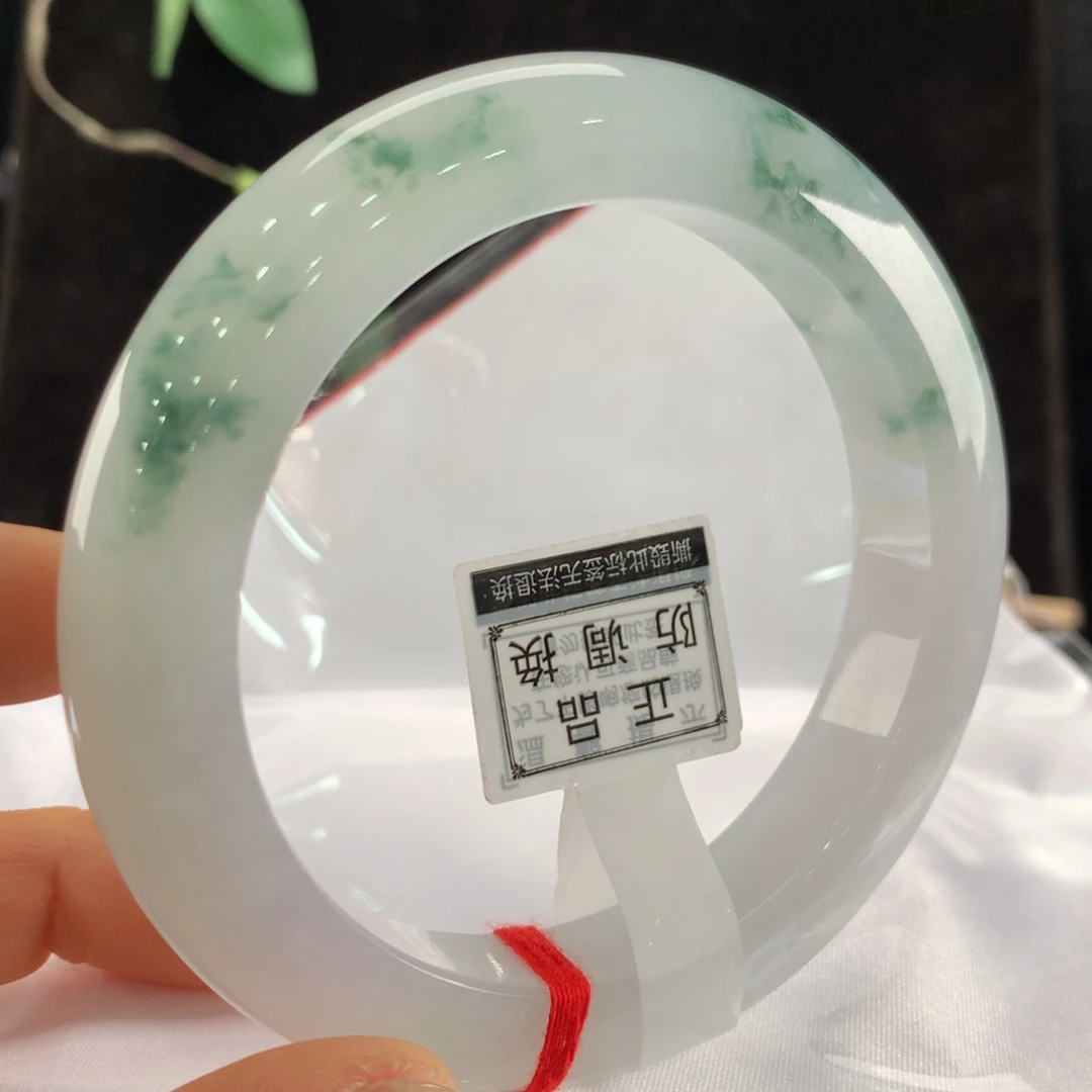 翡翠手镯未镶嵌62圈口-0028