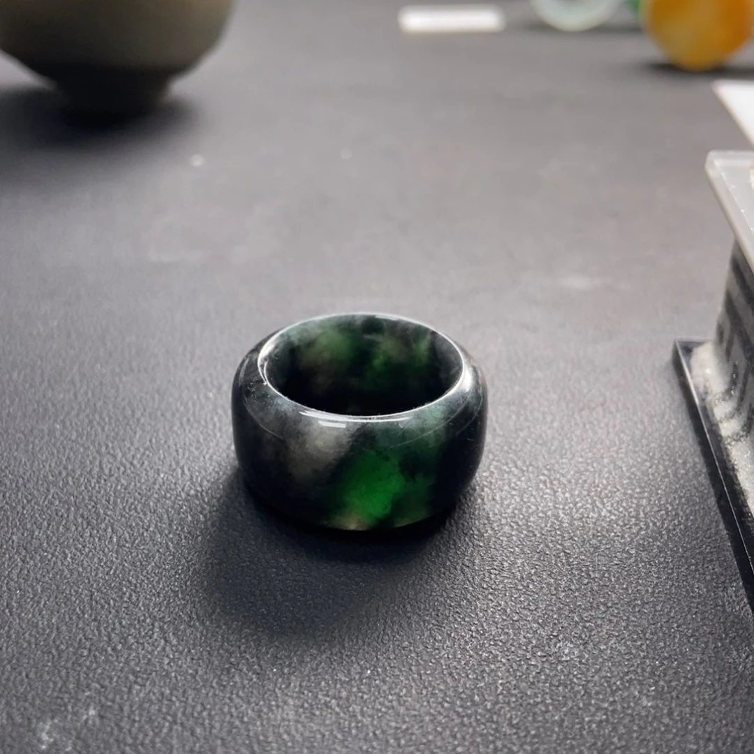 定制翡翠未镶嵌定制扩圈