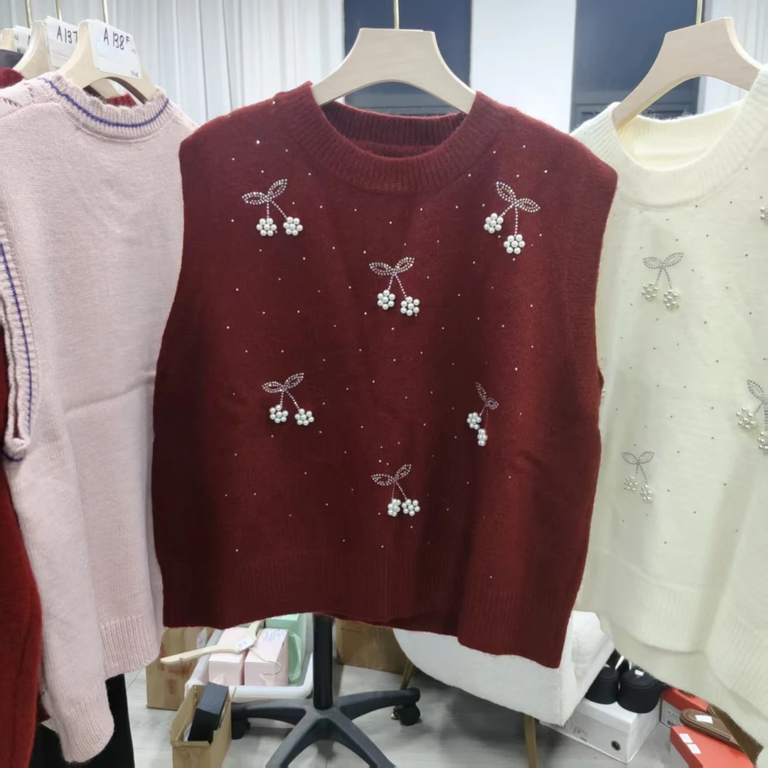 A139钉珠重工马甲