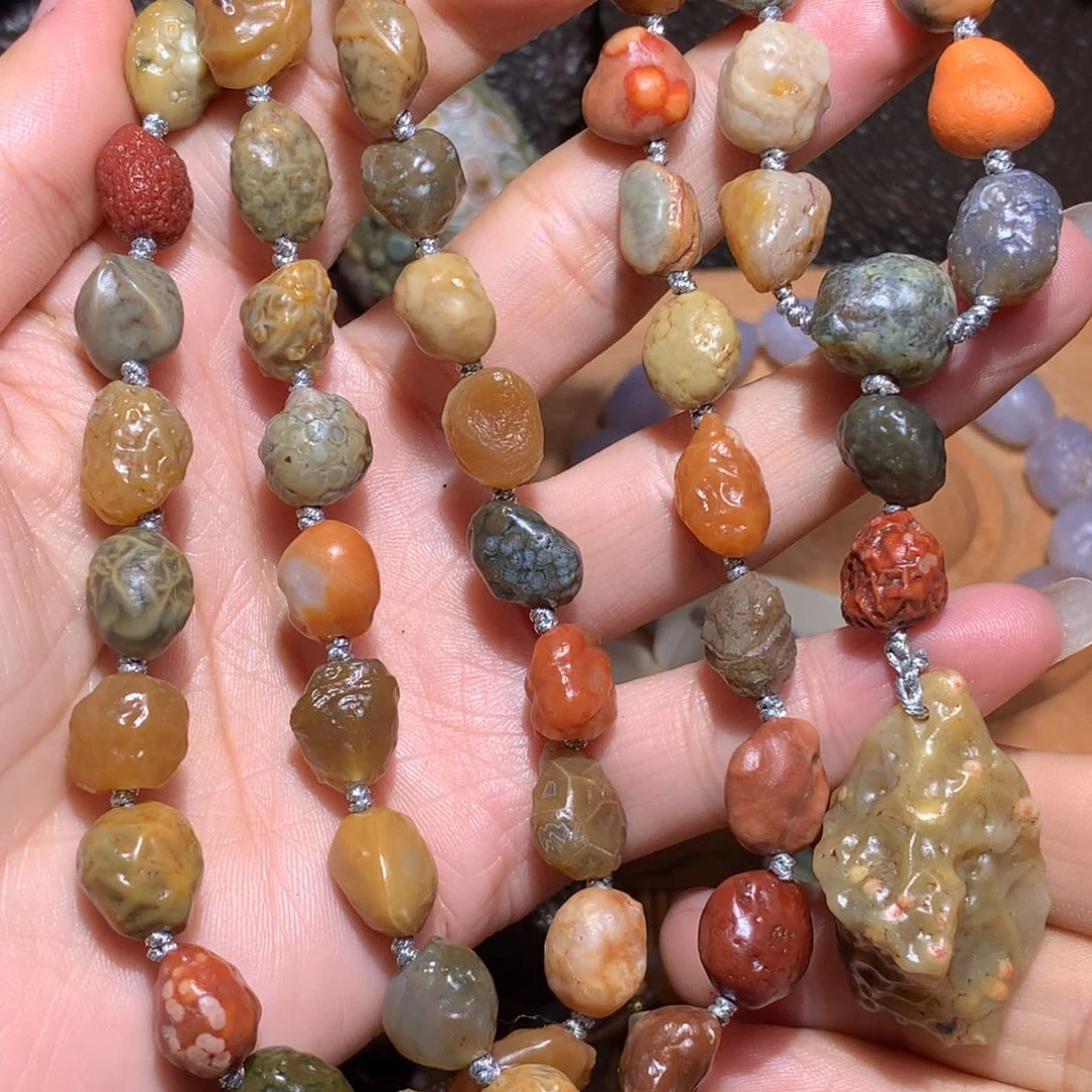 未镶嵌玛瑙/玉髓珠宝半成品