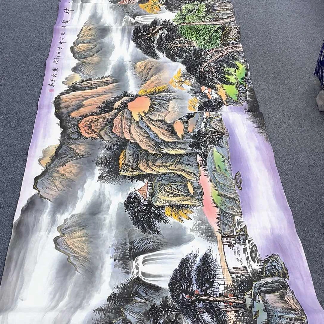 国画作品小姐姐放漏…