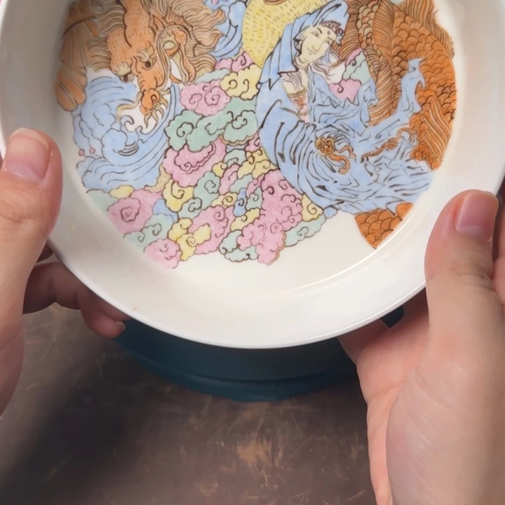 渡海观音书法茶器