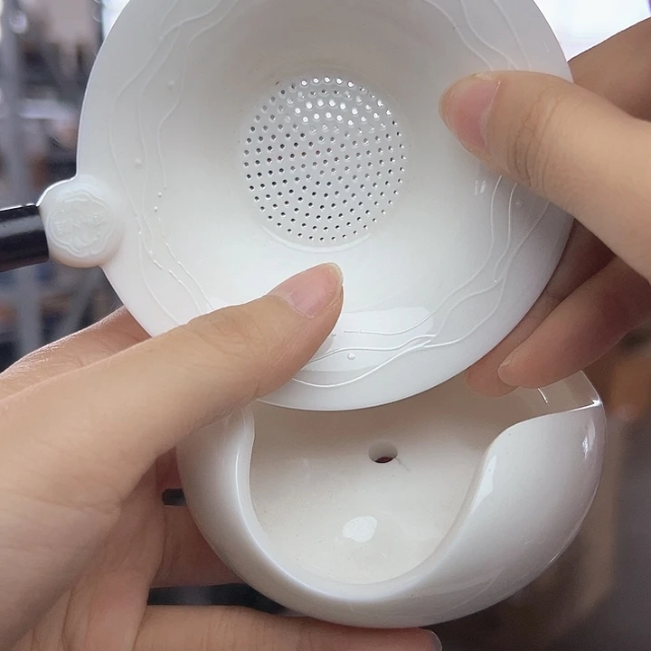 龙泉云间青瓷小米茶器