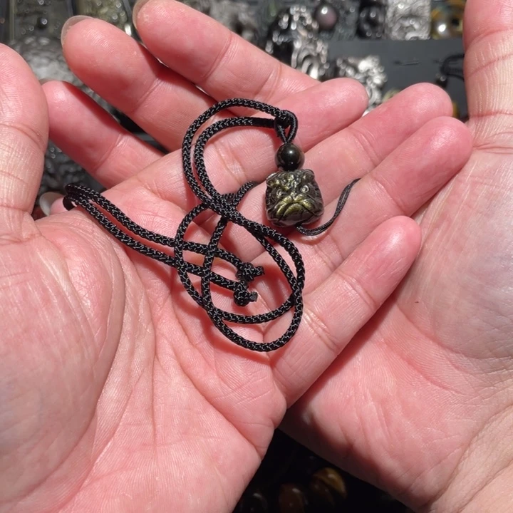 黑曜岩颈饰未镶嵌Ｓ*、