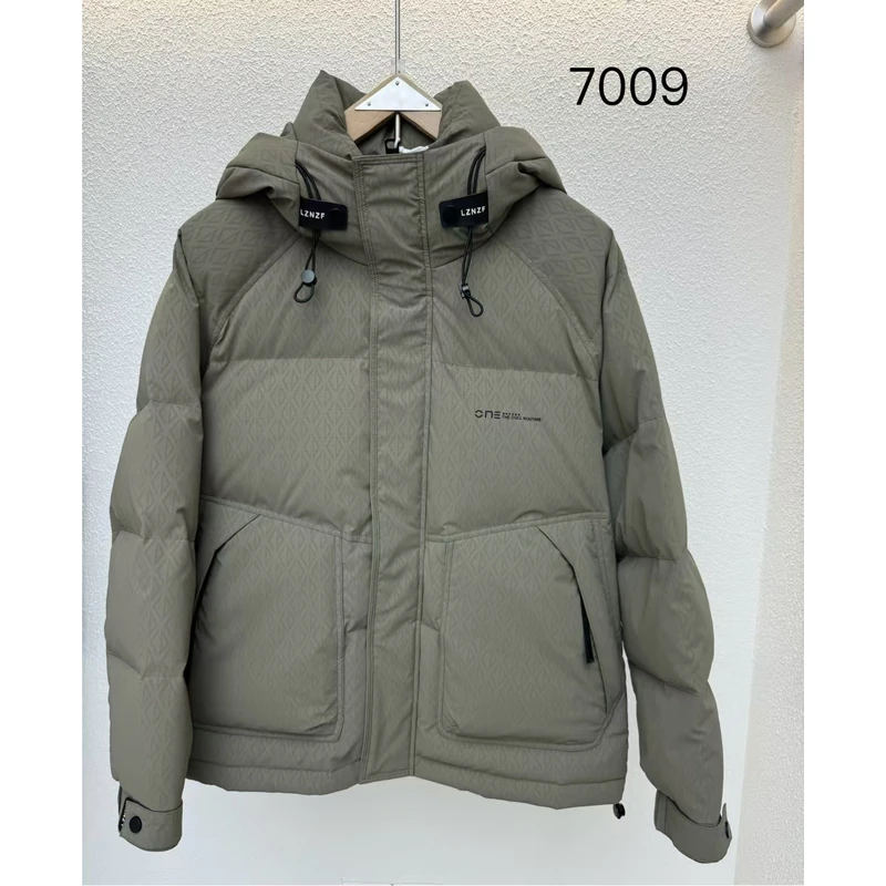 冬季休闲男款带帽防寒服加厚保暖外套男士时尚7009