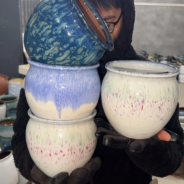 高度13口15啦啦花盆