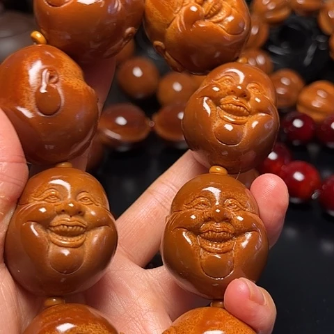 努***后手串/手链橄榄核开心