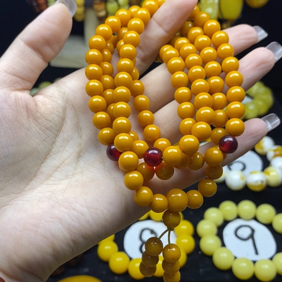 蛇***谁老蜜色0.8珠串108一串