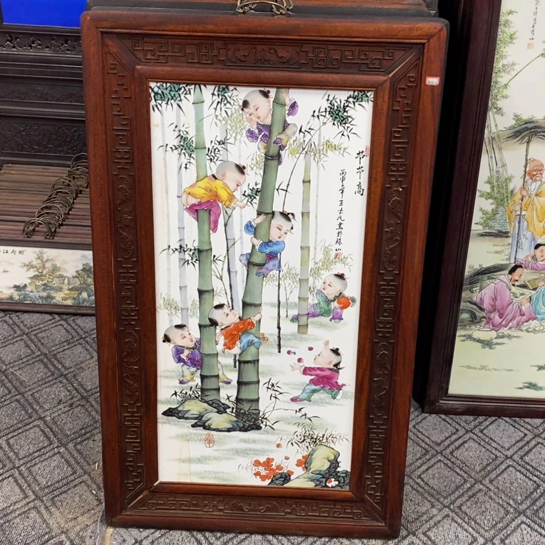 瓷100*60 景德镇瓷板画柴窑烧制