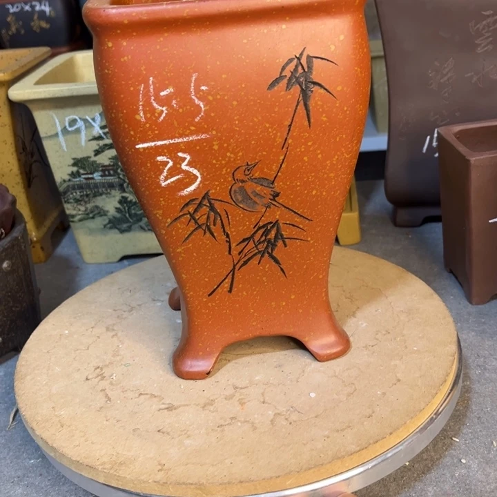 紫砂花盆紫砂花盆
