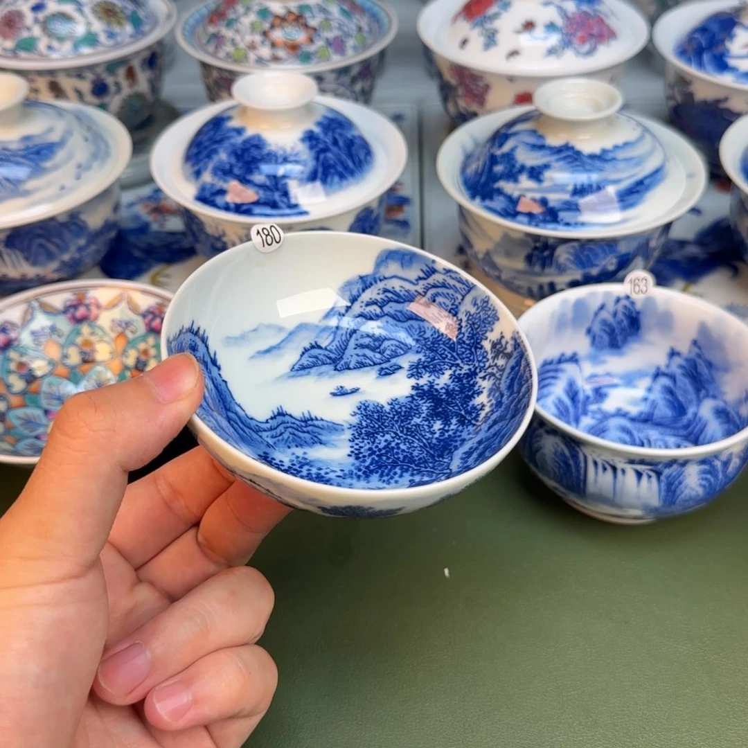 彦祖纯手工手绘茶具180