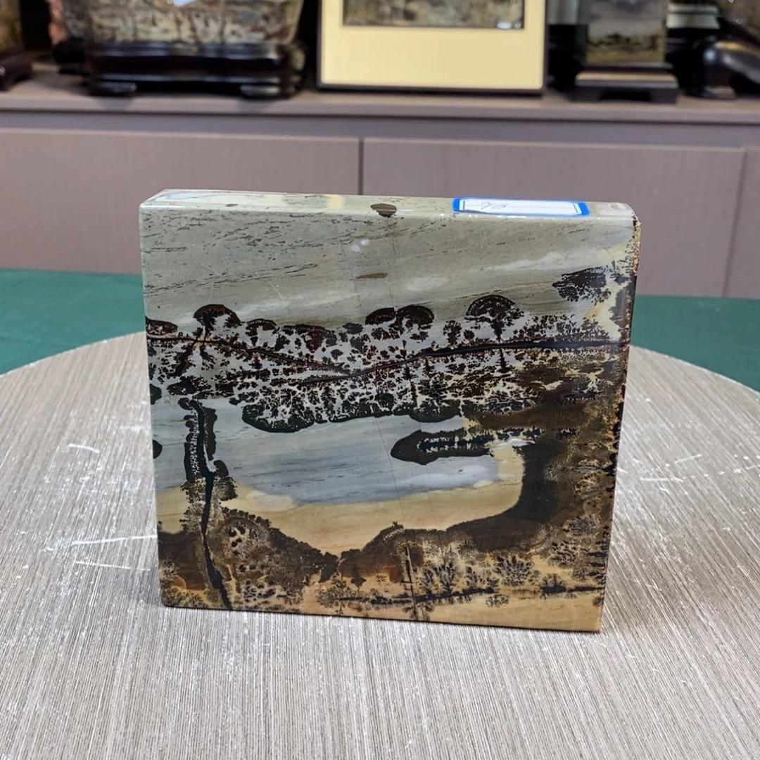 石材广西国画石草花石