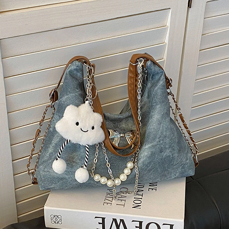 20252025女士时尚通勤春夏新款优雅蝴蝶结单肩腋下托包女休闲潮流