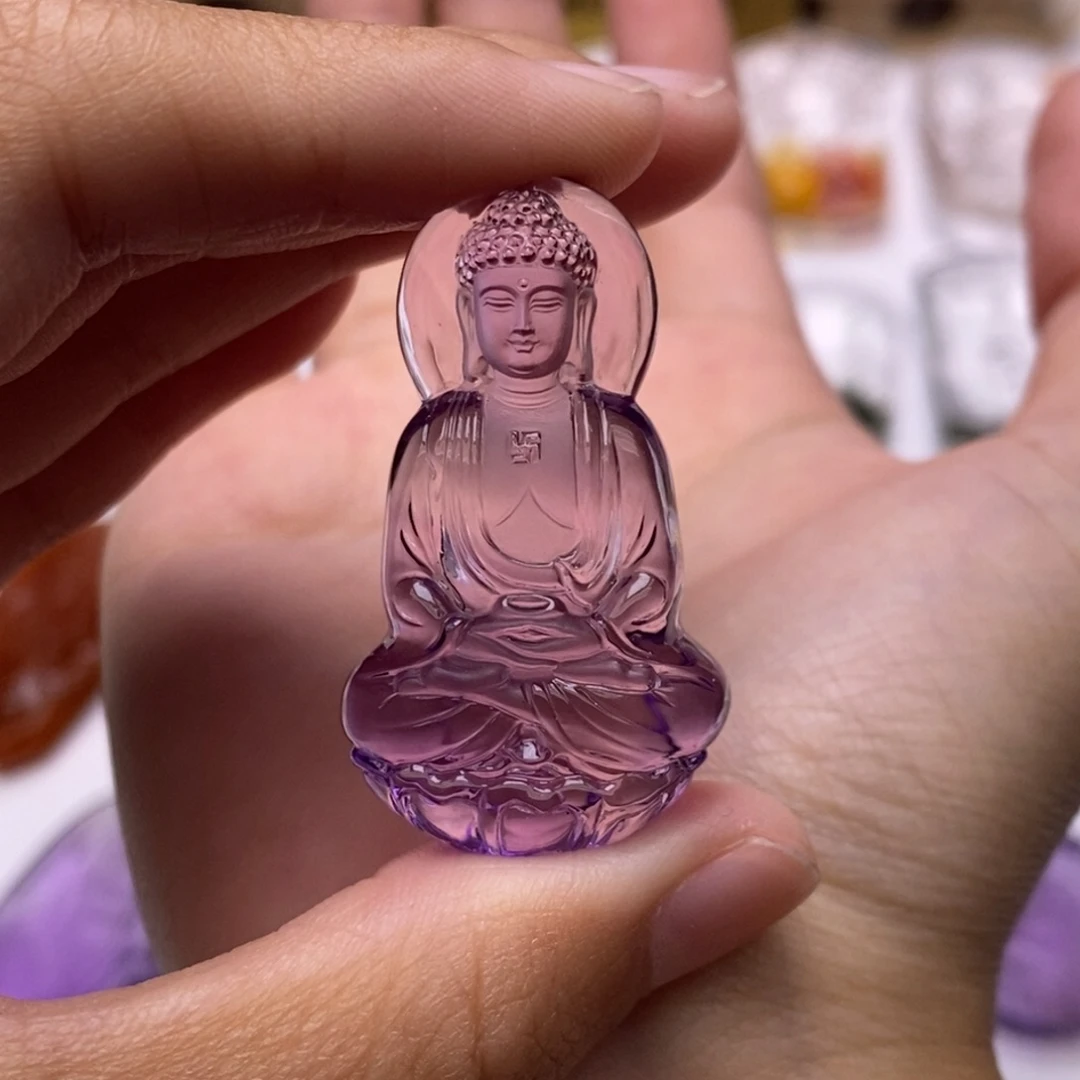 未镶嵌颈饰水晶画**师定制